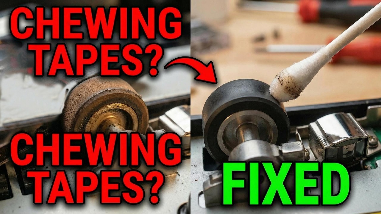 How to Clean a Cassette deck