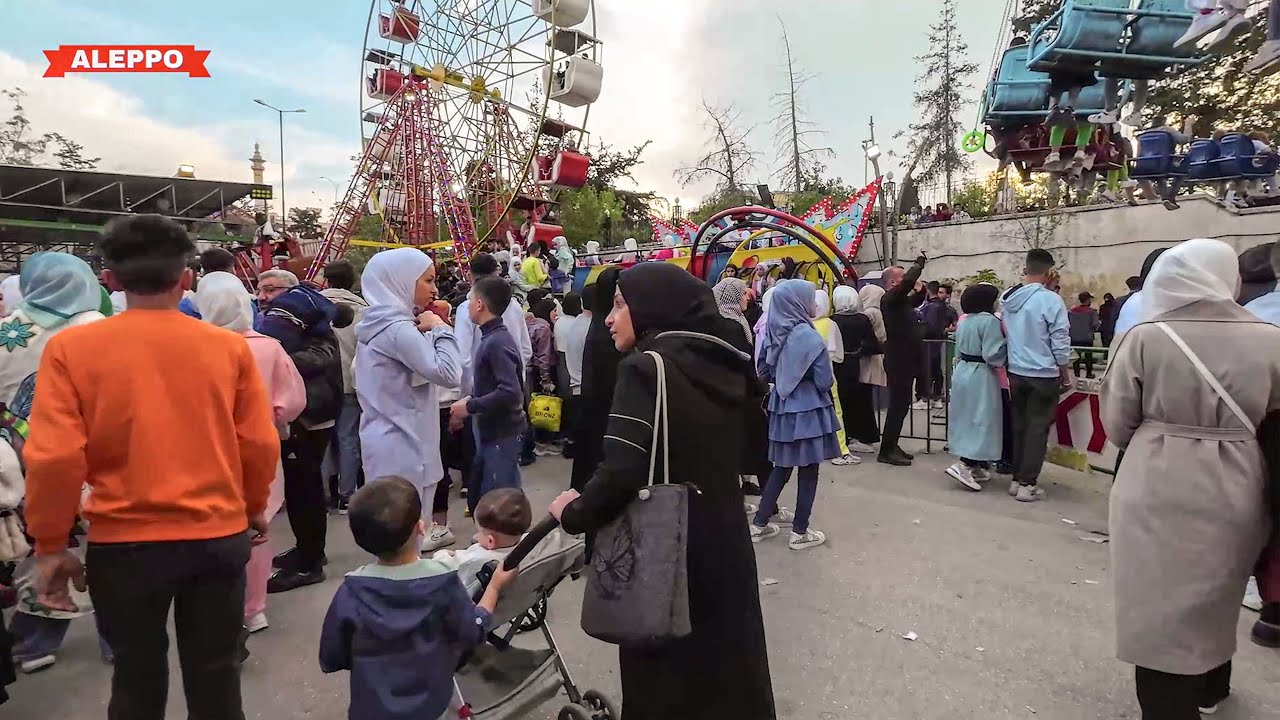 أجواء عيد الفطر في حلب 🇸🇾 🥳 2024