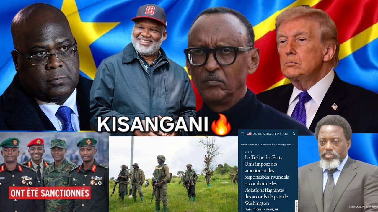 NANGAA FONCE AU KATANGA, KISANGANI, KAZINGA TOMBÉ M23 DEFI TRUMP, FTSHISEKEDI ROULÉ? SANCTION 3.3.26