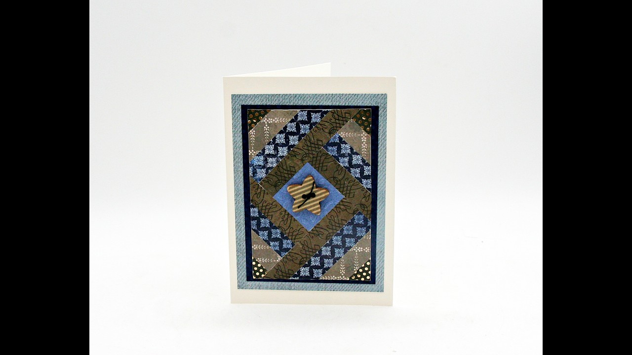 Making a quilt card video 263