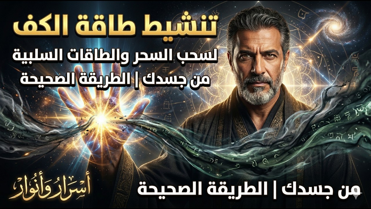 كيفية تنشيط طاقة الكف لسحب السحر من الجسد والاوجاع والطاقات السلبية | نشط بصيرة الكف
