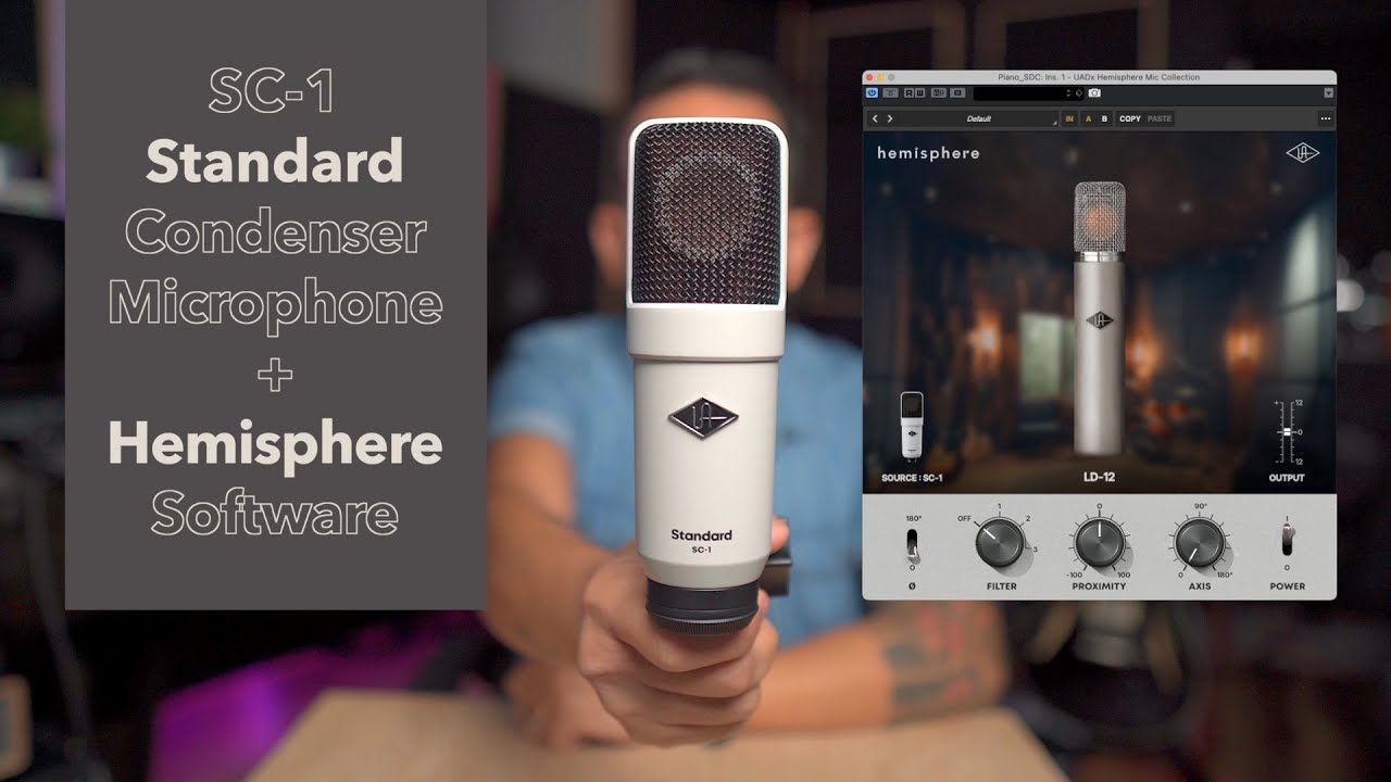 Первый взгляд! Микрофон Universal Audio SC-1 и программное обеспечение Hemisphere!