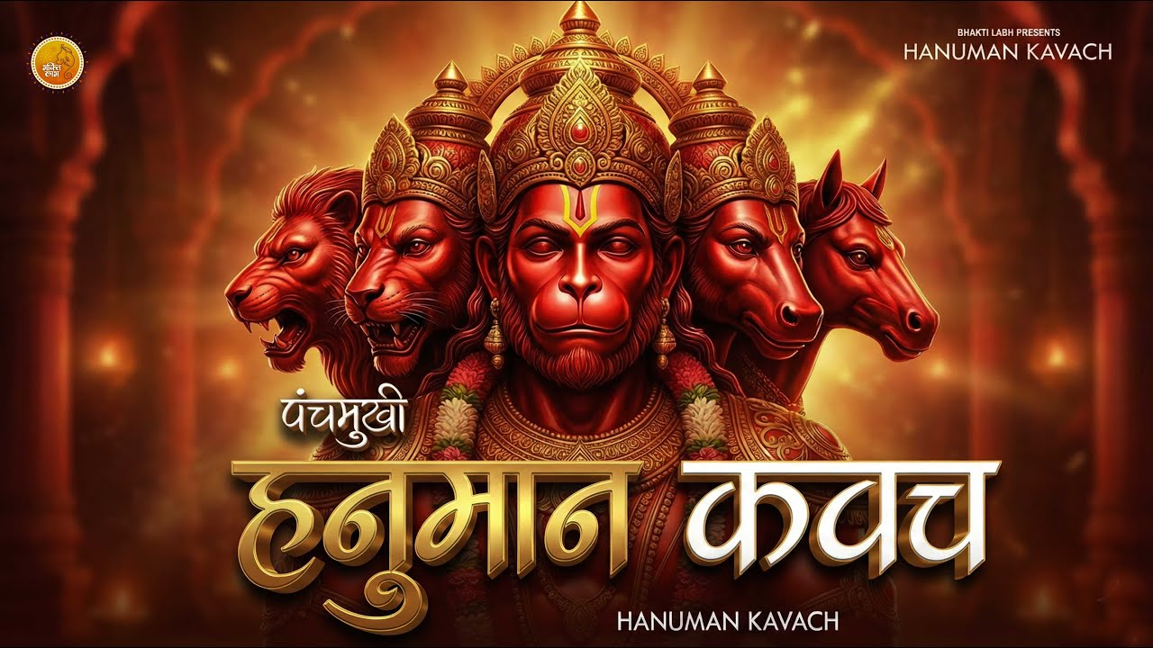 Panchamukhi Hanuman Raksha Kavach with Lyrics | पंचमुखी हनुमान रक्षा कवच | Panchmukhi Kavach Stotra