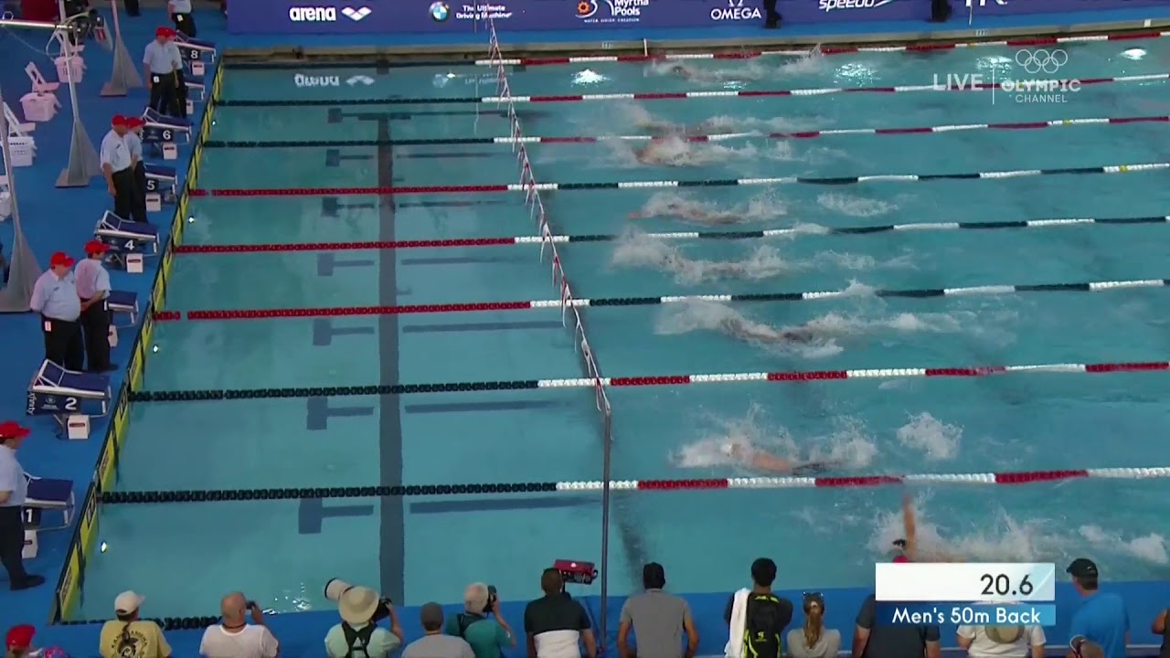 Ryan Murphy Wins Men's 50m Backstroke | Summer Champions Series