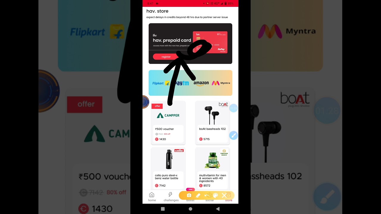 Hav store prepared card new update full details how to sign up