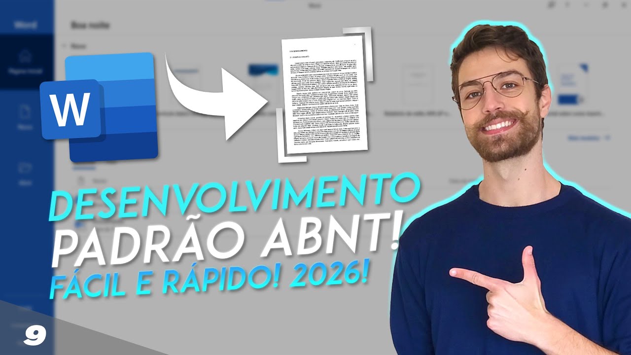 COMO FAZER O DESENVOLVIMENTO ABNT! FÁCIL E RÁPIDO! 2026!