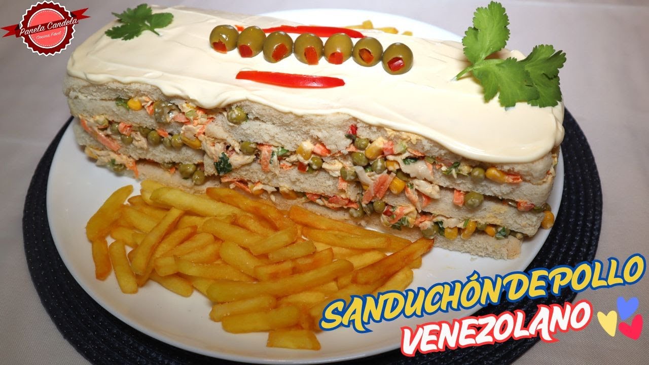 Sanduchón Venezolano: El Rey de las Fiestas🥪🎉 Una explosión de Sabor y Color en cada Bocado 😋💛💙❤️ 🇻🇪