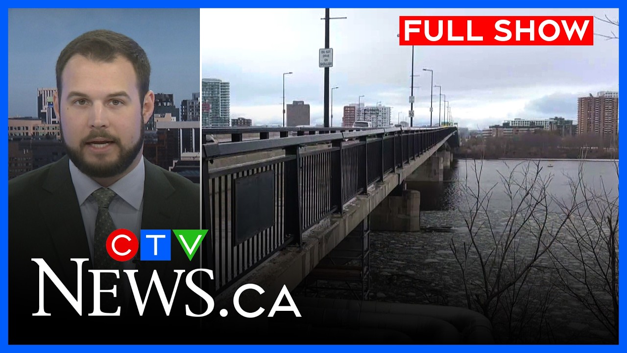 Началось строительство мостов между Оттавой и Гатино | CTV News Ottawa at Six, воскресенье, 5 апр...
