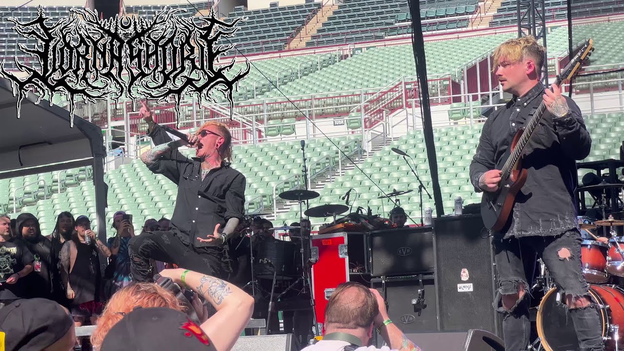 Lorna Shore Death Portrait Live 5/27/2022 So What?! Festival Arlington,TX 4K 60fps