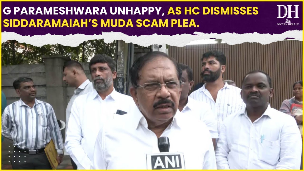 G Parameshwara: “Not happy…” says as Karnataka HC dismisses Siddaramaiah’s plea over MUDA Scam Case