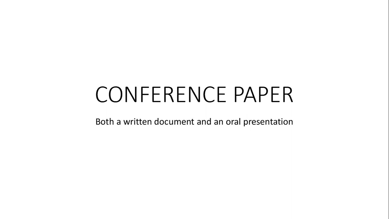 How to structure a conference paper |  Wonkovation Technology | #education #conference #research