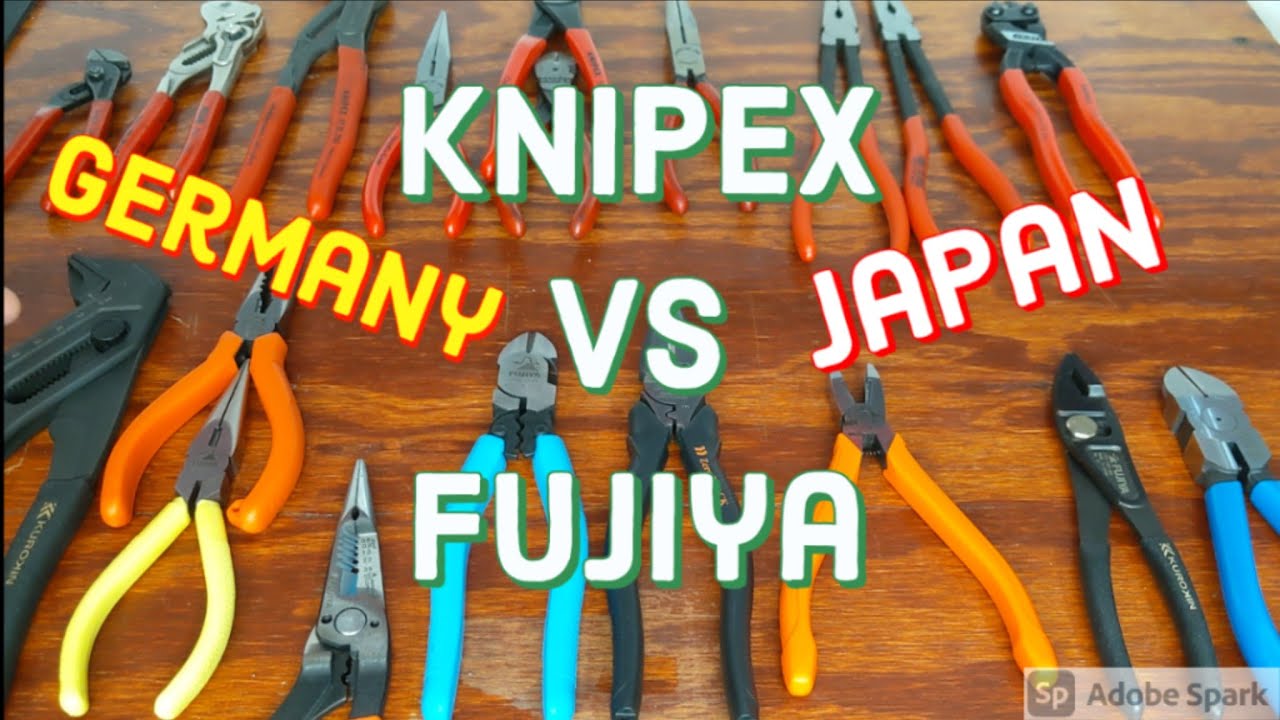 Knipex против Fujiya Pliers Германия против Японии
