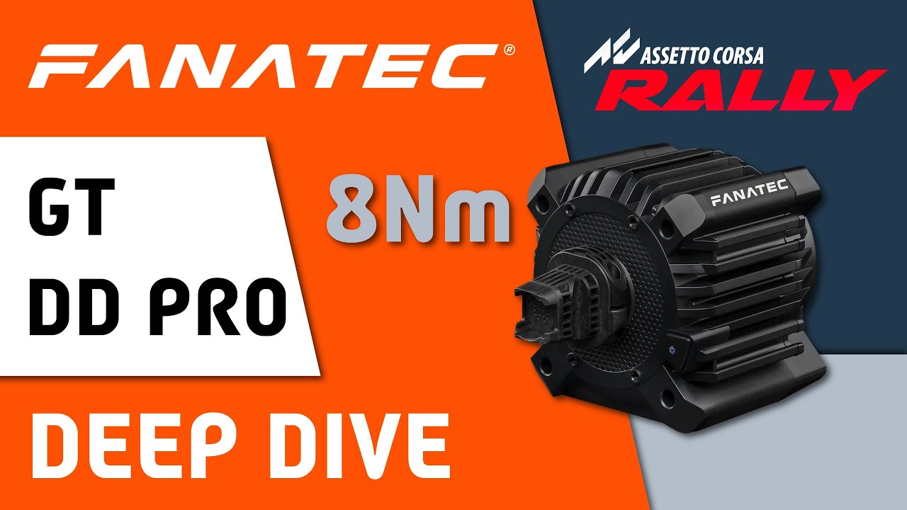 Настройки Fanatec GT DD Pro 8Nm FFB | ПОДРОБНЕЕ [AC RALLY]