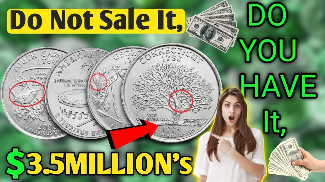 DO YOU HAVE THESE TOP 10 ULTRA RARE STATE QUARTER DOLLARS TO LOOK FOR YOUR POCKET CHANGE