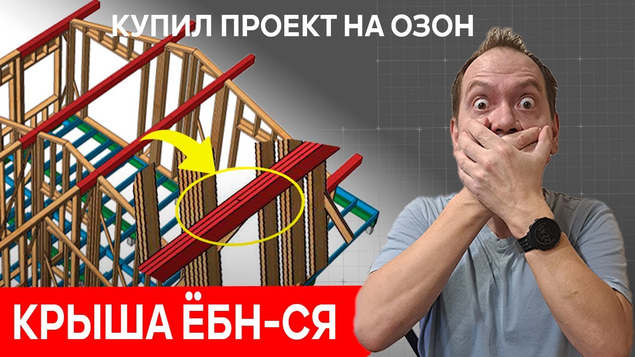 Купил проект каркасного дома на Озон (OZON) за 1119 рублей аудит проекта  дома с озон