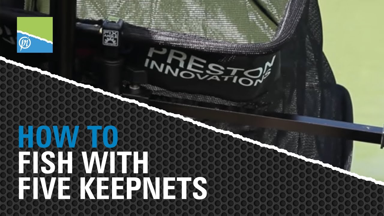 How to easily fish with five keepnets on a commercial fishery.