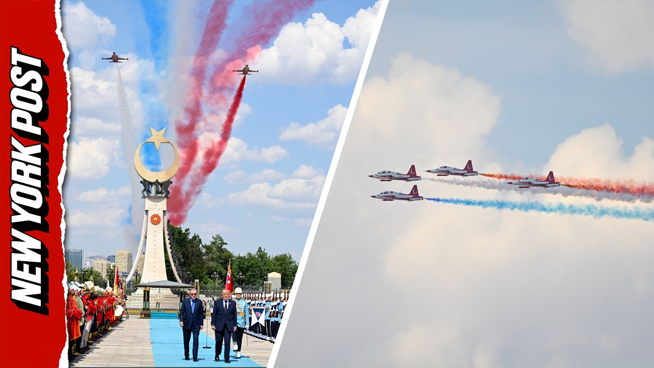 Trump Receives Epic Flyover Welcome Before NATO Summit in Turkiye