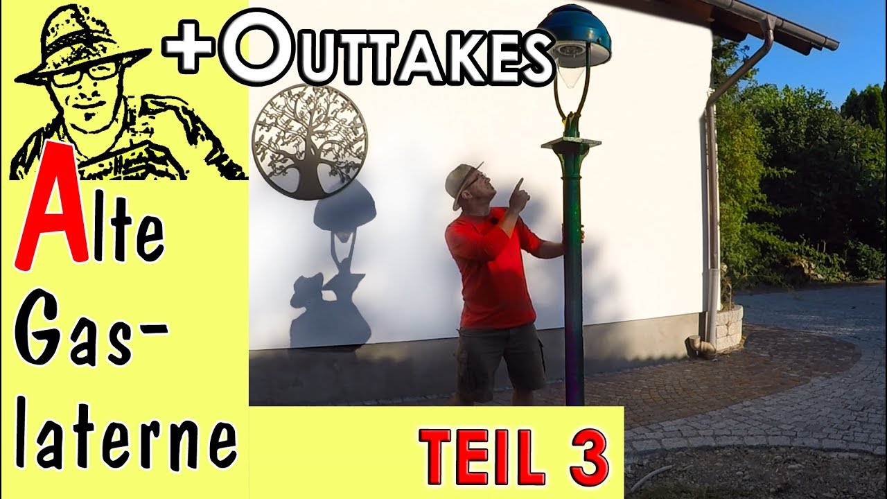 Straßenlaterne Teil 3 😨 Fundament gießen und Betonanker