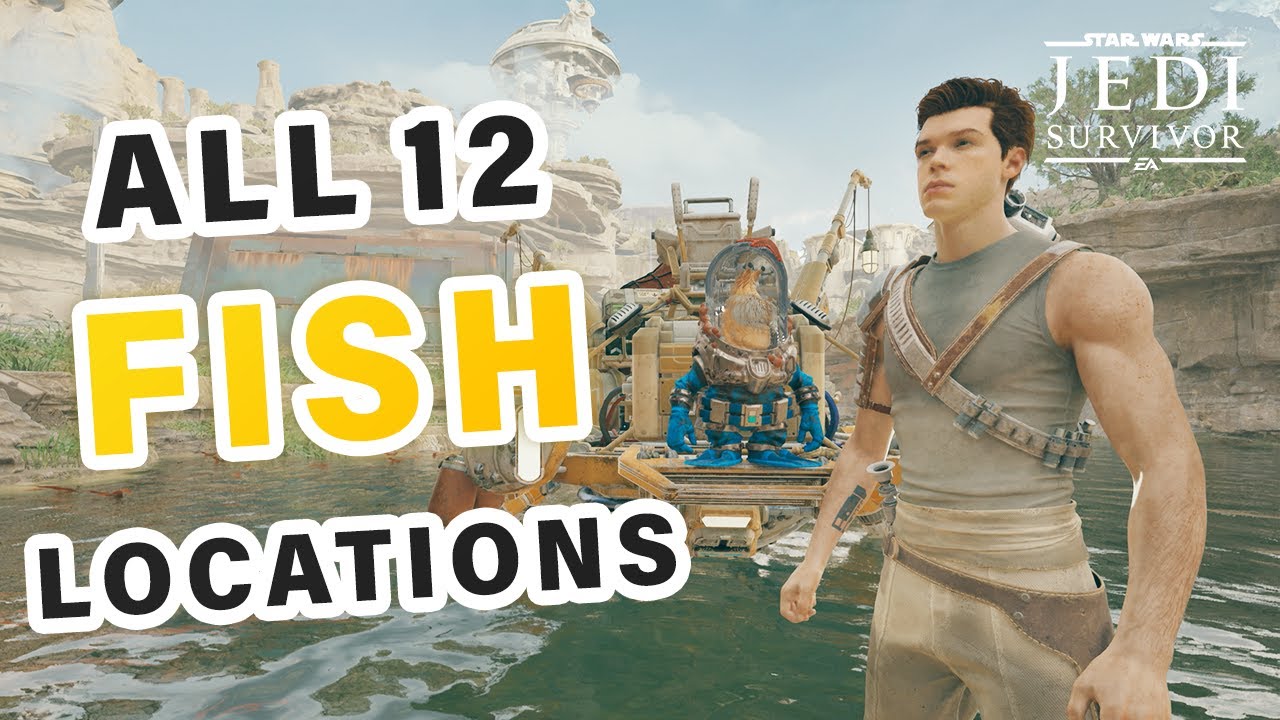 Все 12 локаций FISH для Skoova ► Star Wars Jedi Survivor