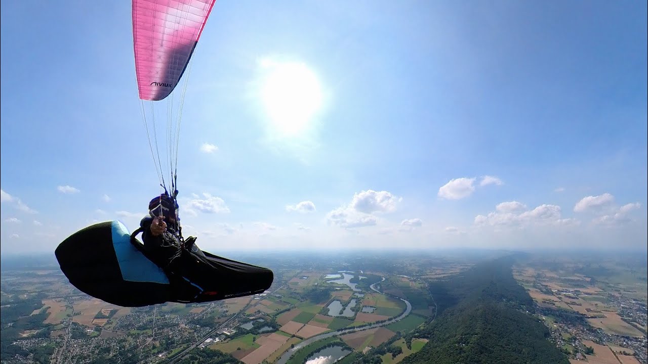 Flieg mit - mit dem Gleitschirm von Coesfeld nach Rees 