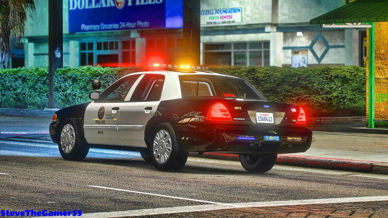 Playing GTA 5 As A POLICE OFFICER City Patrol| LAPD|| GTA 5 Lspdfr Mod| 4K