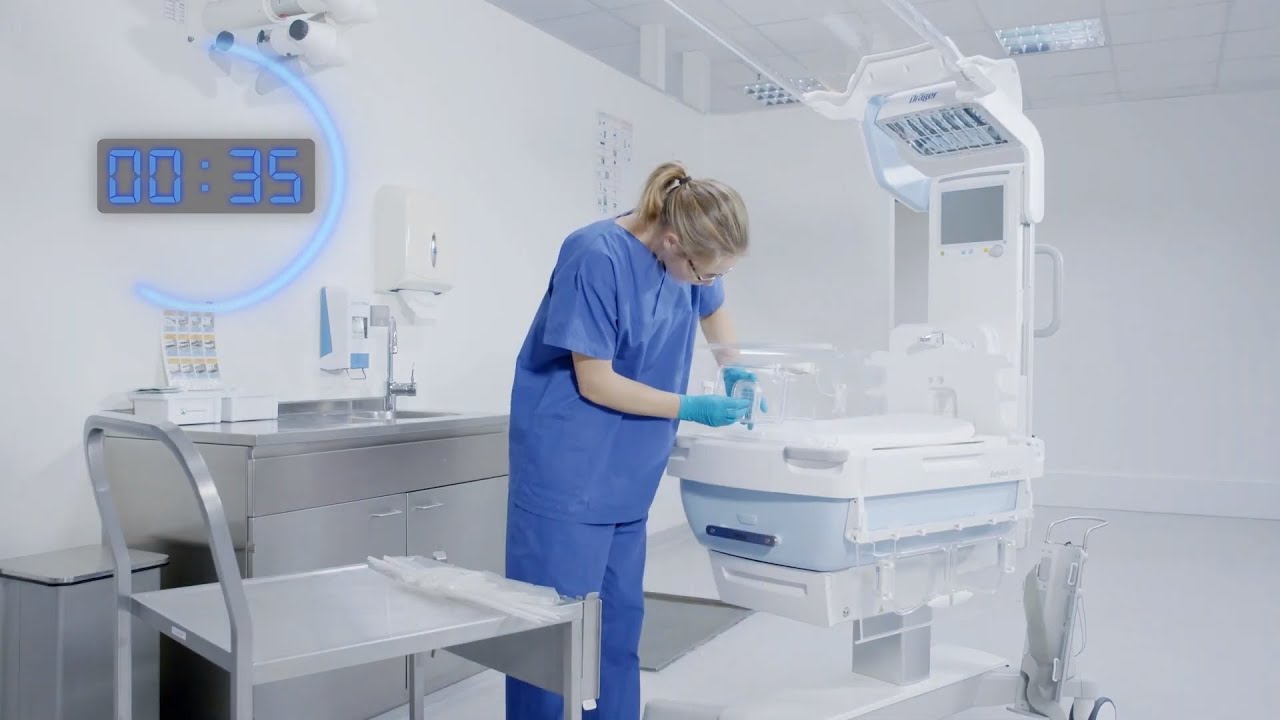 Инкубатор-трансформер Dräger Babyleo TN500: простота обработки