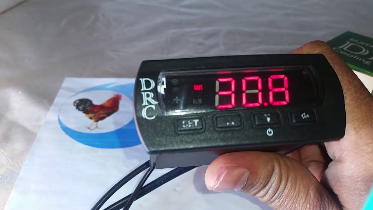 طريقة برمجة  المتحكم في الحرارة thermostat drc cooling  dcb 31 setting