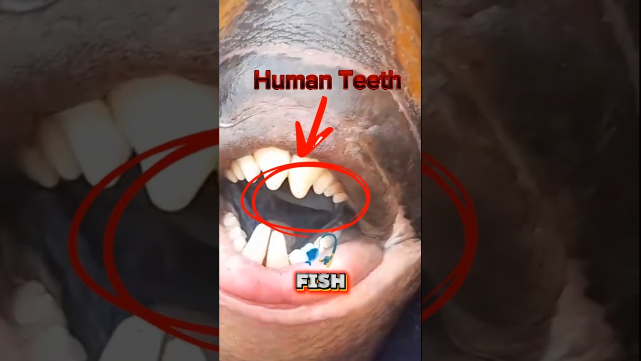 Top 3 Freakiest Fish with Human Teeth #facts