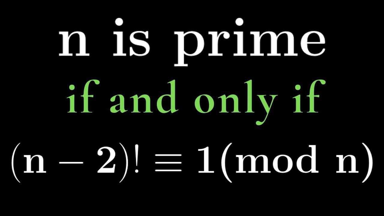 Number Theory | Wilson's Theorem and Classification of Primes