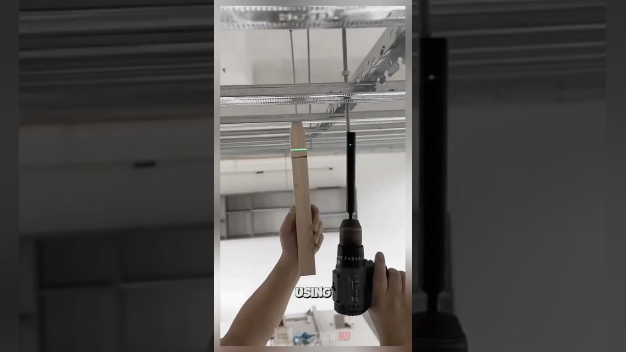 Home construction Installation ceiling frames #satisfying #shorts