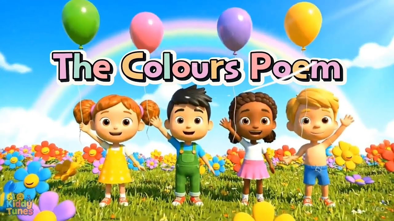 Colors Song for Kids | Fun Nursery Rhyme to Learn Colors 🎶 