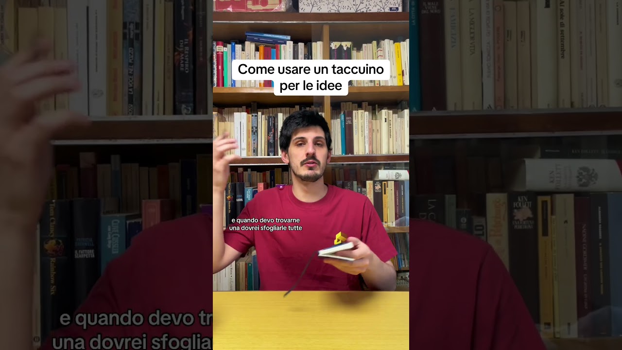 Come usare un taccuino per le idee.