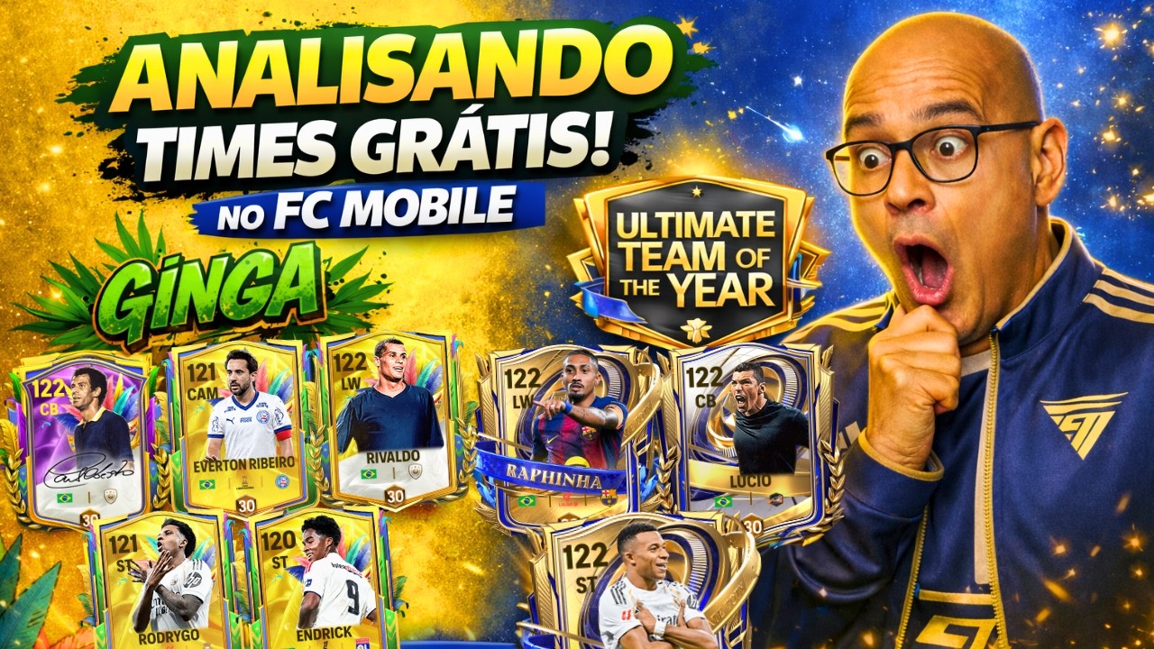 🔥 ANALISANDO TIMES NO FC MOBILE! GINGA + UTOTY VALEM A PENA?
