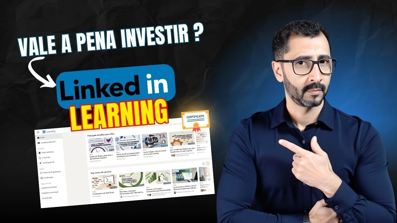 Como Usar o LINKEDIN LEARNING: Vale a pena investir?