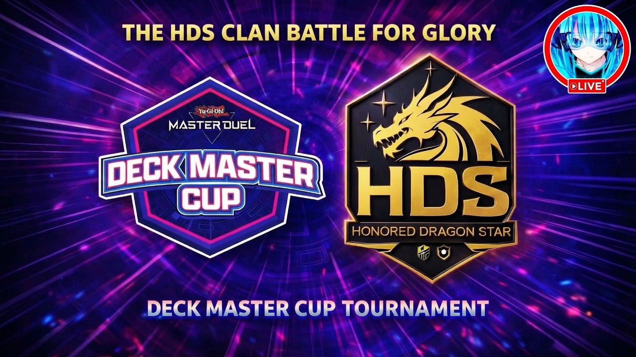 🔴 Official Konami Tournament - Deck Master Cup [Yu-Gi-Oh! Master Duel]