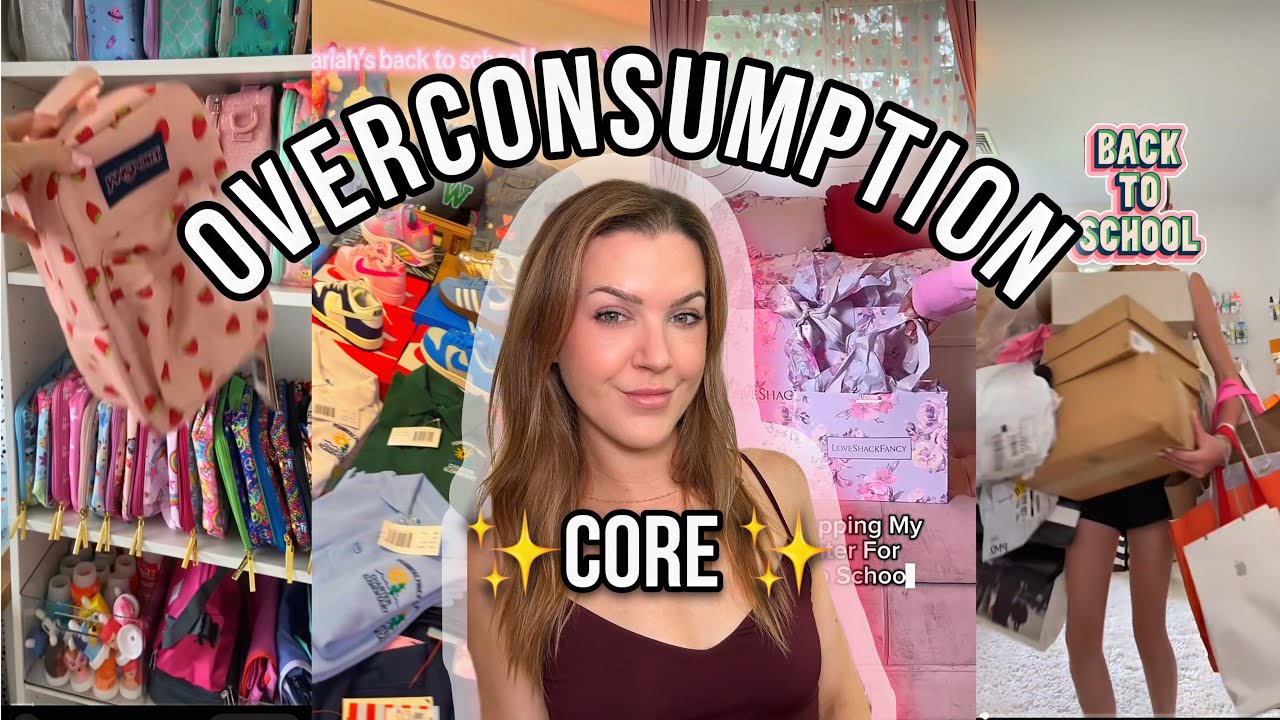 BACK TO SCHOOL GONE TOO FAR | overconsumption core ✨