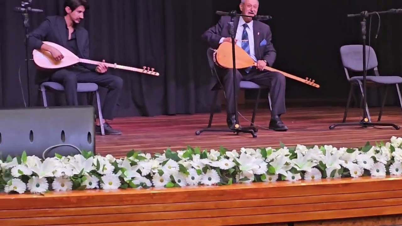 Ozan Nihat'a Saygı Gecesinde Ozanımızı dinledik. Video Dr. Devrim Alkaya 
