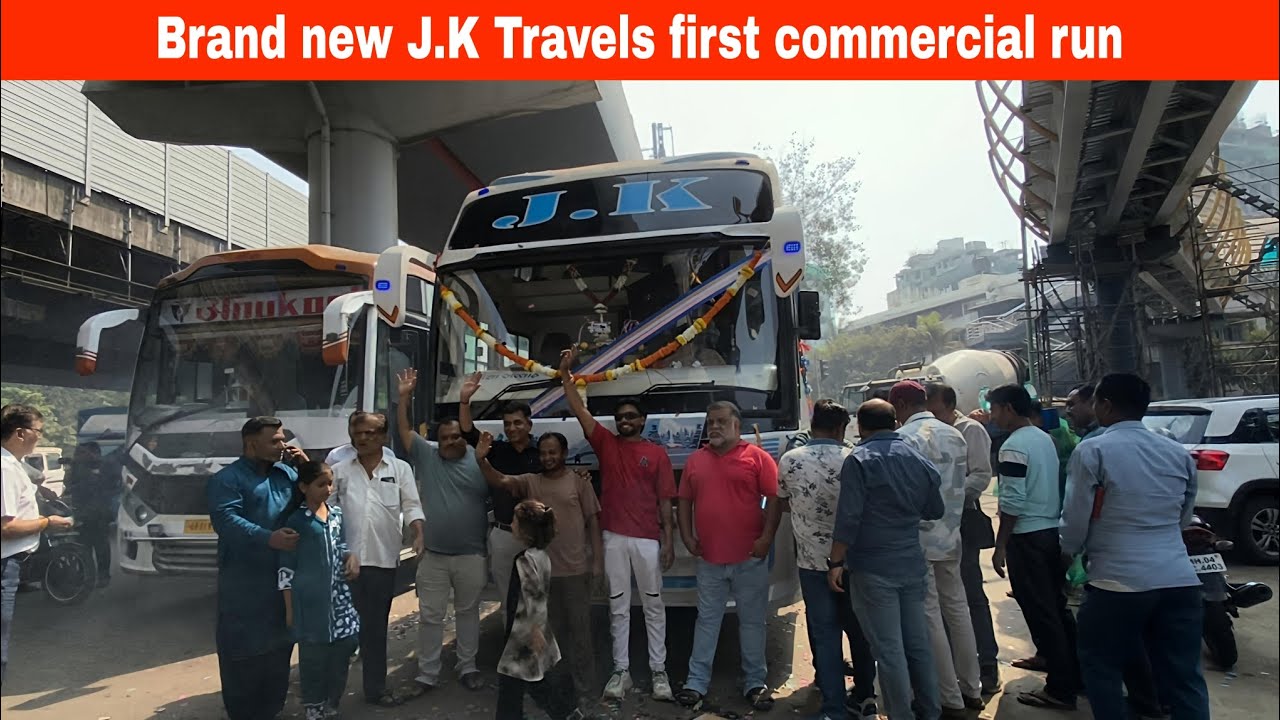 Brand new J.K Travels Ac sleeper Bus Mumbai to Amreli first commercial run and my best experience 