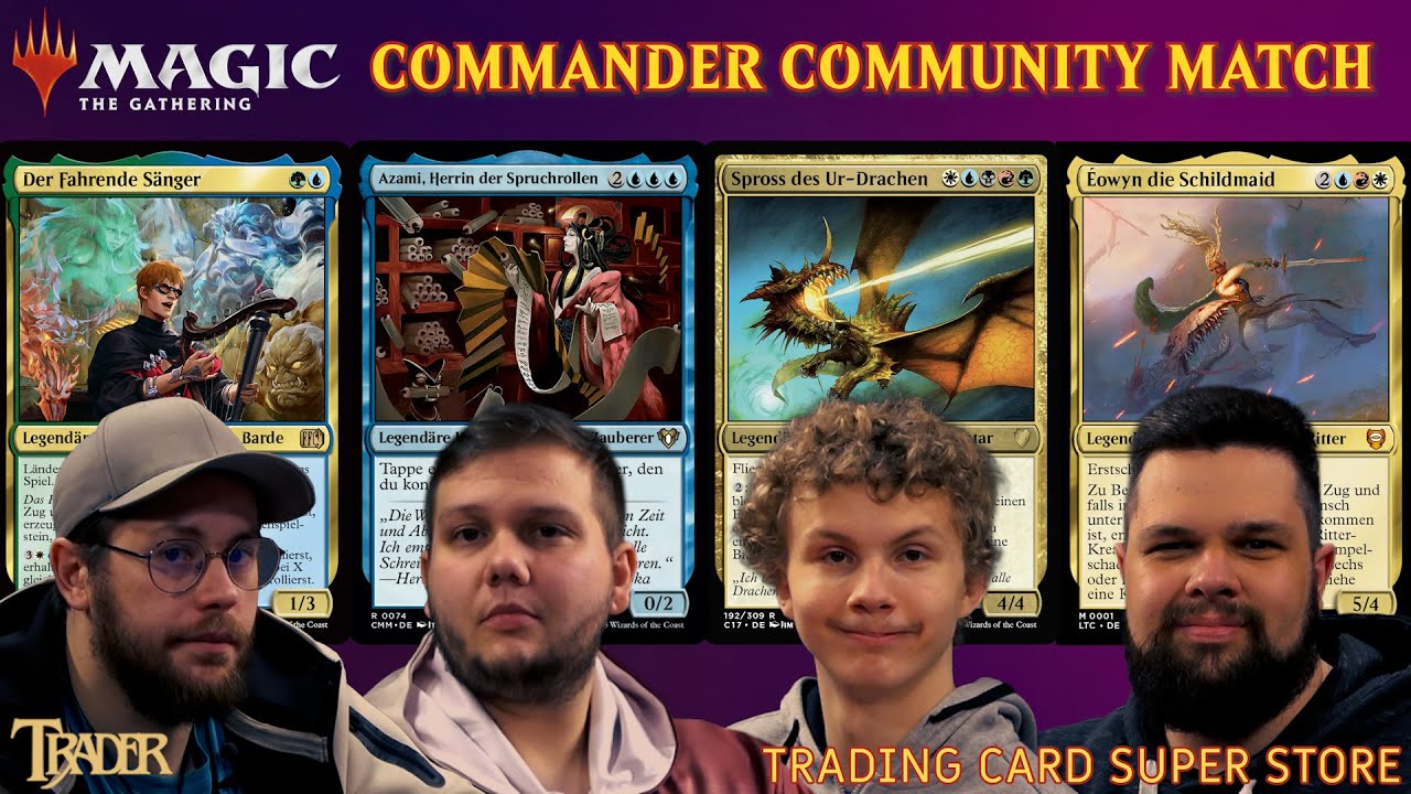 MTG Commander Gameplay 415 | Magic the Gathering deutsch | Trader Event Multiplayer Deck Match 2025