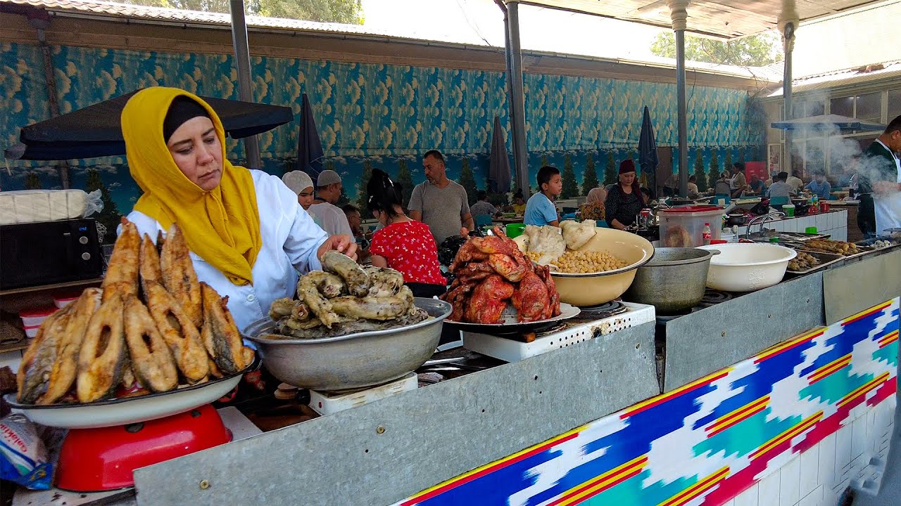 Market Bazaars in Uzbekistan Tashkent City- Summer 2023