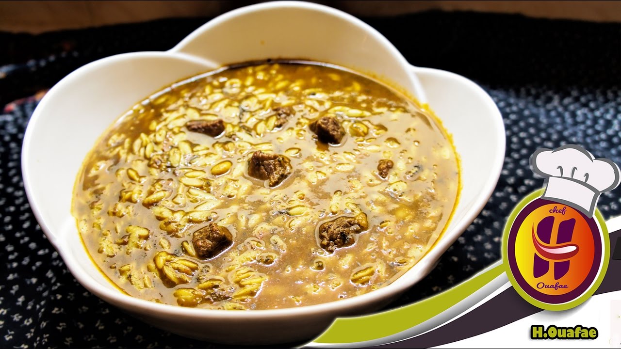 شوربة لسان الطير بالطريقة الوجدية ولا أروع // Chourba langue d'oiseau