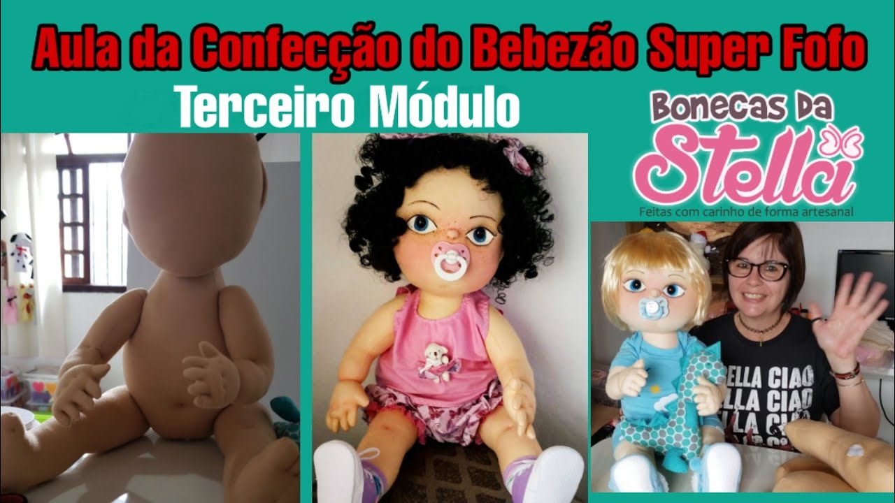 Aula da Confecção do Bebezão Super Fofo- Pintura dos Olhos