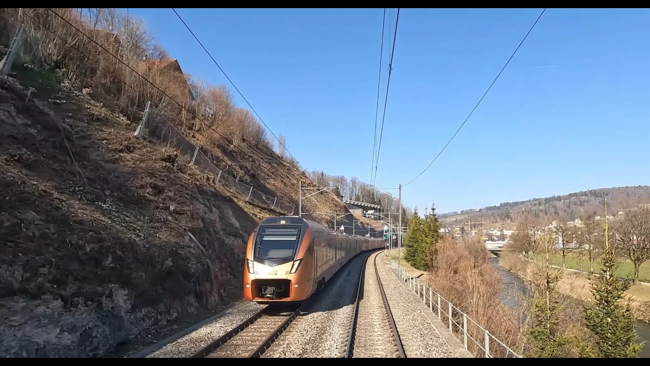 Führerstandsfahrt Uznach - St.Gallen