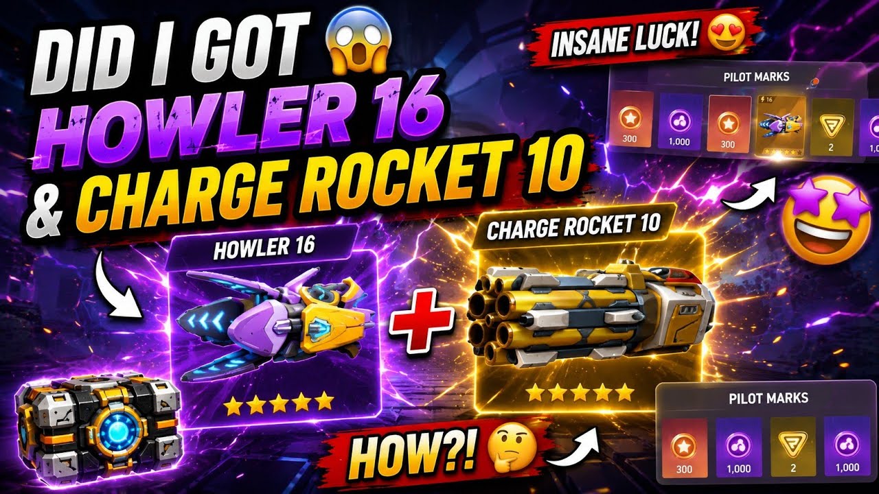 INSANE LUCK! 😳 Did I Just Get HOWLER 16 & CHARGE ROCKET 10?!