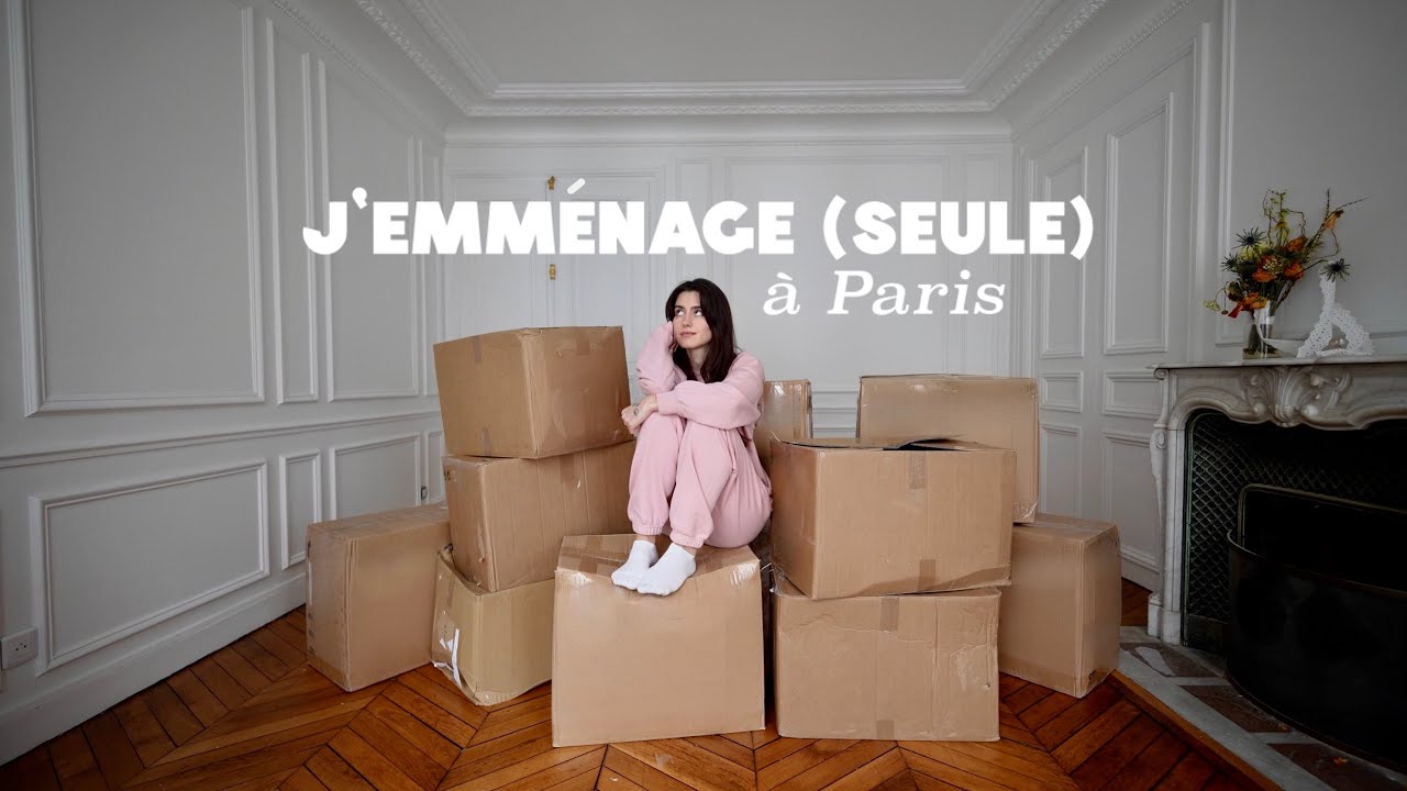 J'EMMÉNAGE (seule) DANS MON APPARTEMENT PARISIEN  !