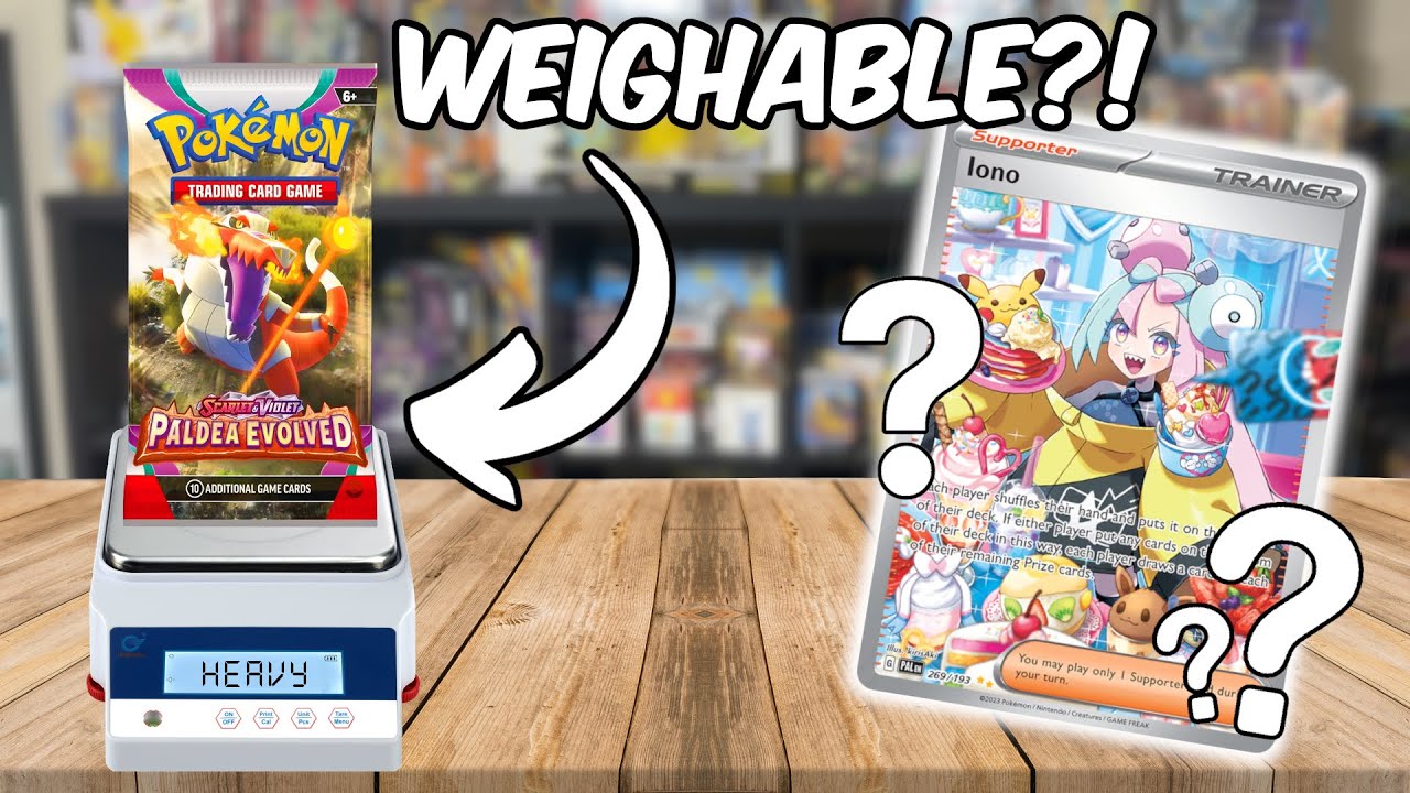 Can You Weigh Pokemon Paldea Evolved Packs?