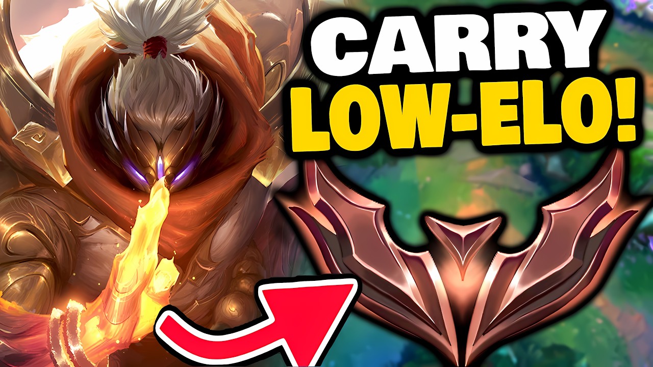 JAX is the BEST jungler for LOW RANK in LEAGUE of LEGENDS!!