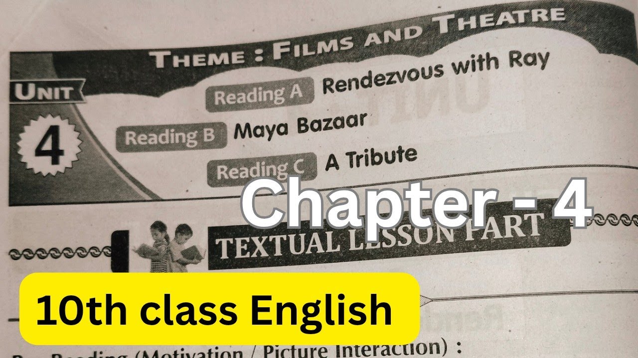 Class 10 English Chapter 4 Study Video | Films and theatre | Question and answer| Study Corner