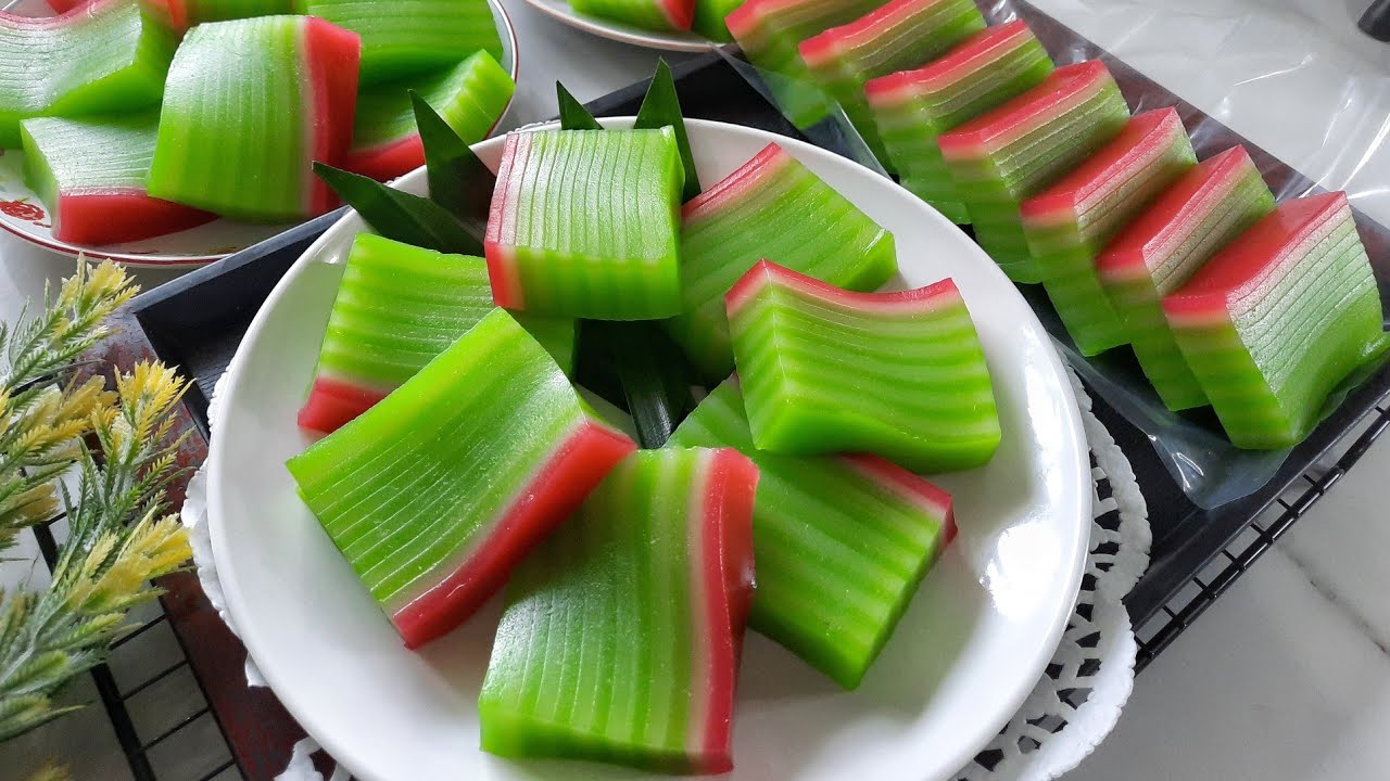 RESEP KUE LAPIS TEPUNG TAPIOKA Lembut Dan Kenyal