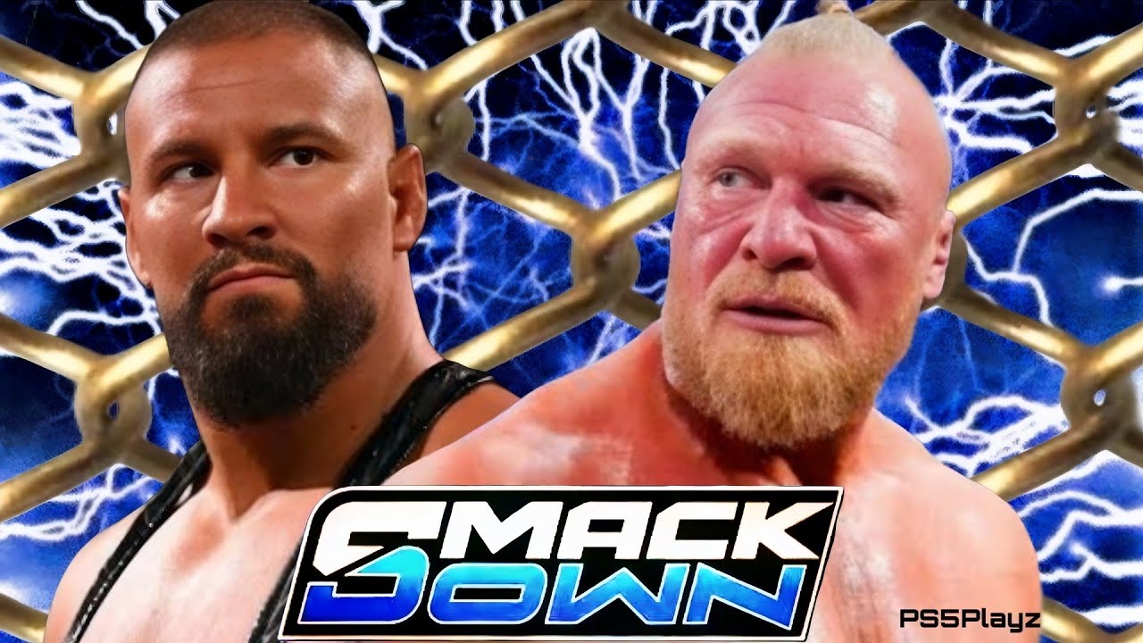 Brock Lesnar vs Bron Breakker Wwe Smack Down 05 March 2026 Steel Cage WWE2k25 - PS5 4K Game Play